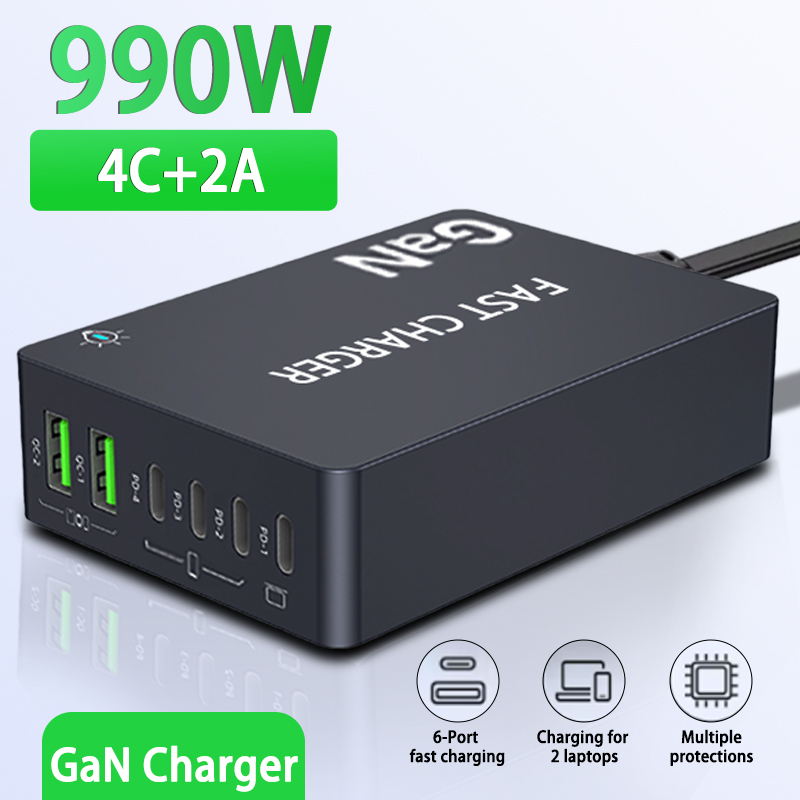 Laptop Accessories Uk - 6 พอร์ต PD USB GAN Fast
