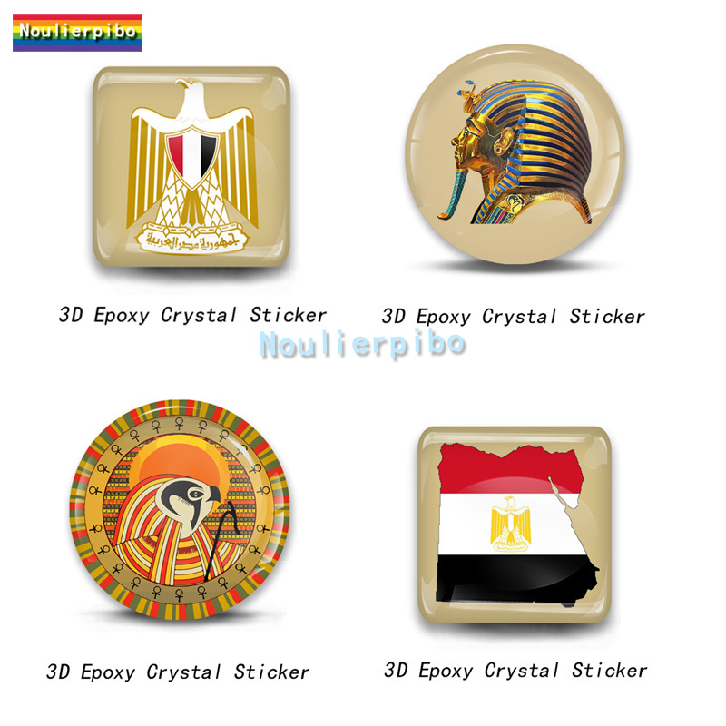 Laptop Accessories Egypt - 3D อีพ็อกซี่เรซิ่นรถสติกเกอร์ธงอียิปต์สัญลักษณ์แห่งชาติแผนที่โดมรูปลอกสําหรับหมายเลขโทรศัพท์มือถือรถอุปกรณ์เสริมรถจักรยานยนต์แล็ปท็อป