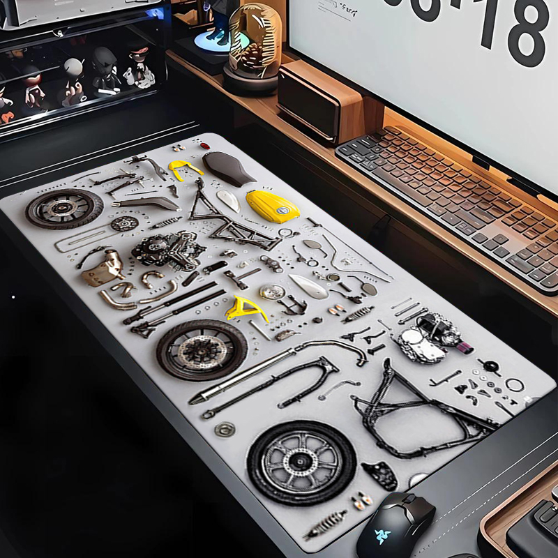 Laptop Office Accessories - แผนภาพการถอดประกอบ แผ่นรองเมาส์ยาง แผ่นรองเมาส์ XXL อุปกรณ์เสริมสำหรับเล่นเกม แผ่นรองเมาส์สำหรับสำนักงาน