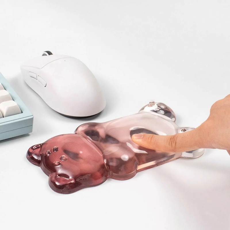 Wrist Rest Gel - ที่รองข้อมือแบบเจลสำหรับเมาส์คอมพิวเตอร์ ที่รองข้อมือสำหรับบรรเทาอาการปวดแขน ที่รองข้อมือน่ารักสำหรับใช้ที่บ้านและที่ทำงาน