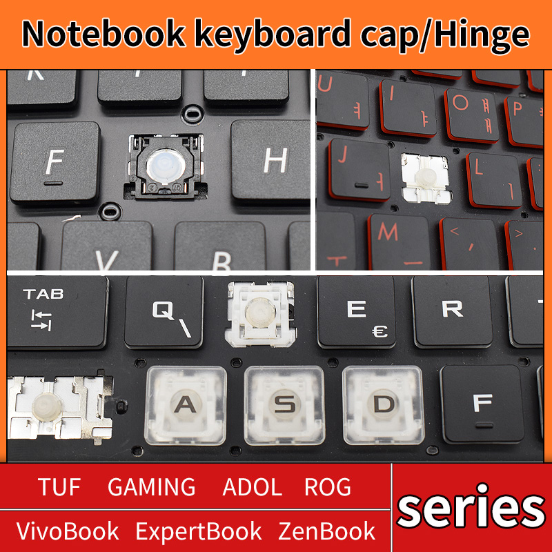 Laptop Accessories Uk - เปลี่ยน Keycap Key หมวกยางกรรไกรคลิปบานพับสําหรับ ASUS TUF