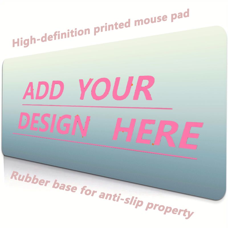 Laptop Accessories Gifts - แผ่นรองเมาส์เกมมิ่งแบบมีรูปภาพส่วนตัว แผ่นรองโต๊ะพร้อมรูปภาพที่ปรับแต่งได้ แผ่นรองเมาส์ขนาดใหญ่สำหรับคอมพิวเตอร์พีซีและแล็ปท็อป อุปกรณ์เสริมคอมพิวเตอร์ ของขวัญ
