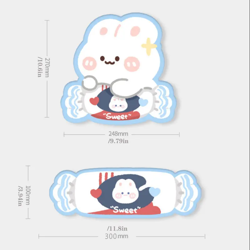 แผ่นรองเมาส์ลายกระต่ายน่ารัก แ - Wrist Rest Gel บทวิจารณ์และราคา