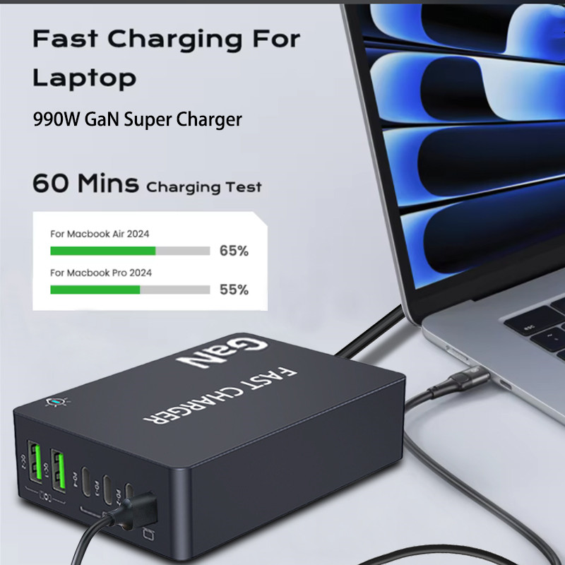 6 พอร์ต PD USB GAN Fast CHARGI - Laptop Accessories Uk บทวิจารณ์และราคา