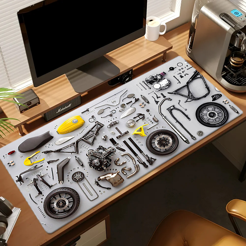 แผนภาพการถอดประกอบ แผ่นรองเมาส - Laptop Office Accessories บทวิจารณ์และราคา