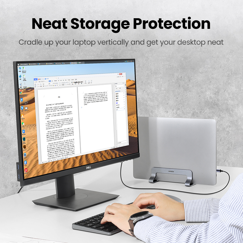 แท่นวางแล็ปท็อปแนวตั้งแบบพับได - Laptop Accessories Distributor บทวิจารณ์และราคา