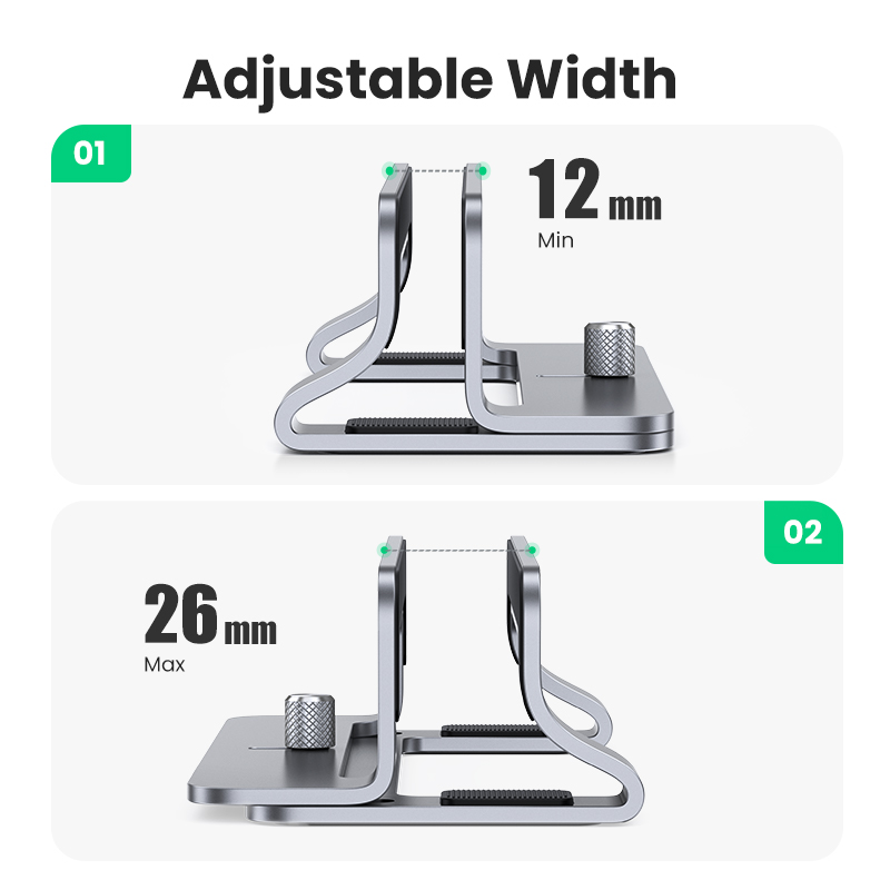 แท่นวางแล็ปท็อปแนวตั้งแบบพับได - Laptop Accessories Distributor บทวิจารณ์และราคา