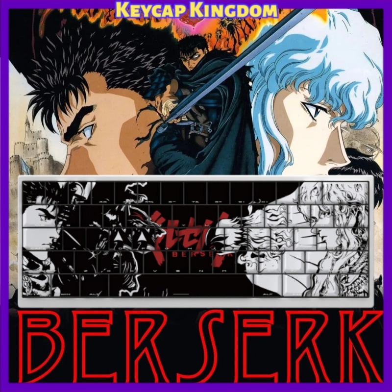 ธีม BERSERK อะนิเมะคีย์แคป 98  - Laptop Accessories Gifts บทวิจารณ์และราคา