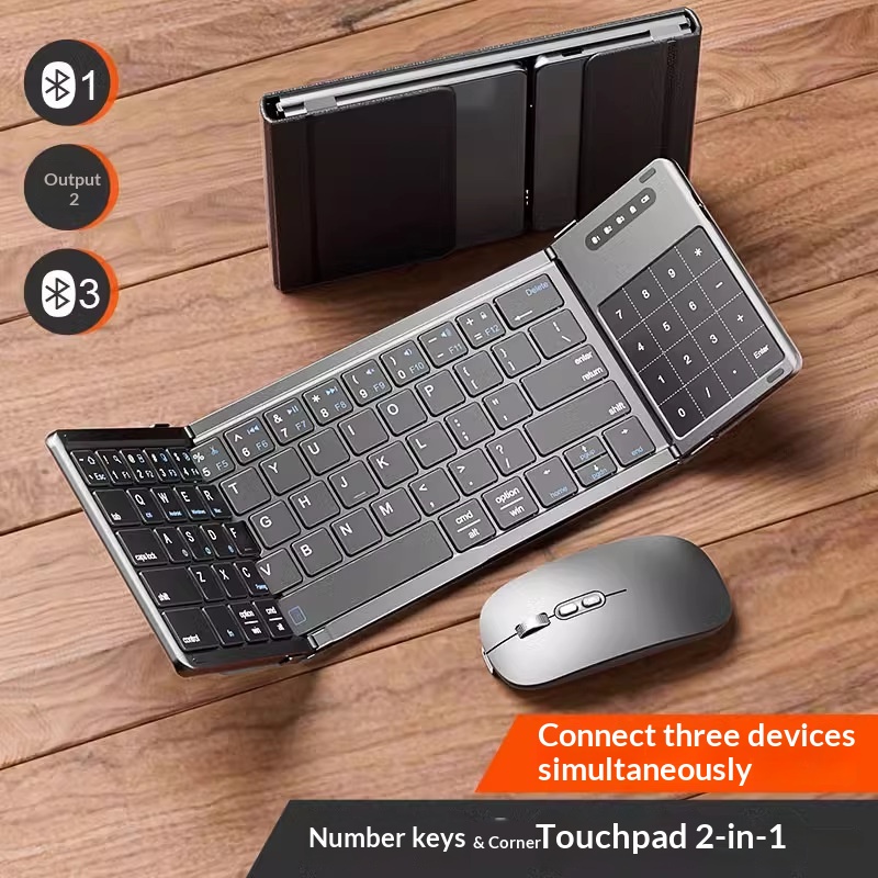 เม็งซู่ ไตร โฟลด์คีย์บอร์ดไร้ส - Laptop Accessories Distributor บทวิจารณ์และราคา