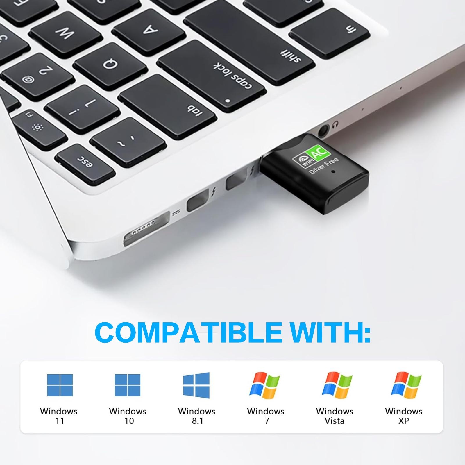 อะแดปเตอร์ไวไฟ USB AC600, ดองเ - Laptop Accessories Distributor บทวิจารณ์และราคา